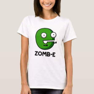 Zomb-E Funny Halloween Zombie Alphabet Pun  T-Shirt