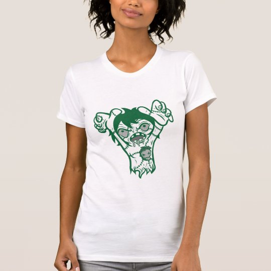 zomb green outline T-Shirt