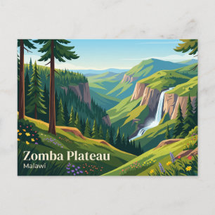 Zomba Plateau Malawi Postcard