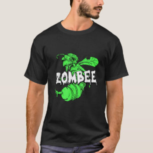 Zombee Funny Halloween Costume Cool Bee Zombie Pun T-Shirt