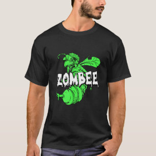 Zombee   Halloween Costume Cool Bee Zombie Pun Bee T-Shirt