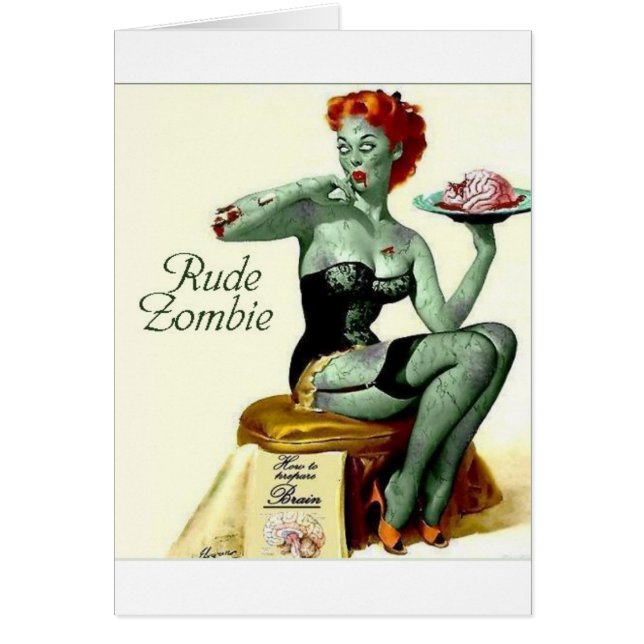 Zombi grossier "la première morsure " (Devant)