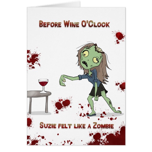 Zombi heure de vin (Devant)