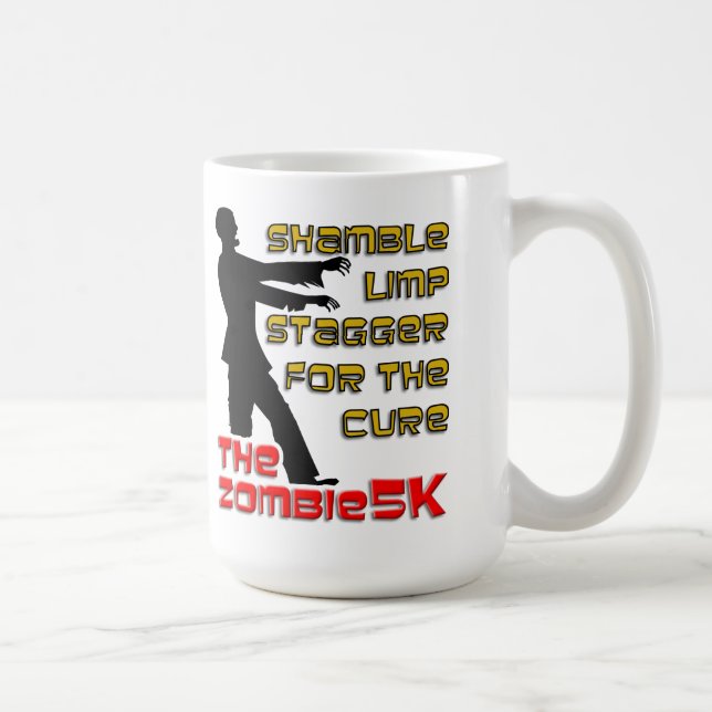 Zombie 5K Funny Mug (Right)