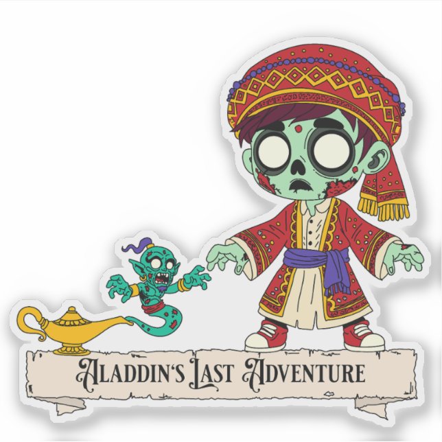 Zombie Aladdin & Zombie Genie (Front)