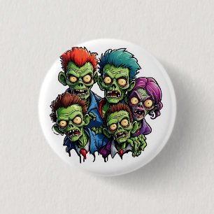 Zombie Apocalypse 1 Inch Round Button
