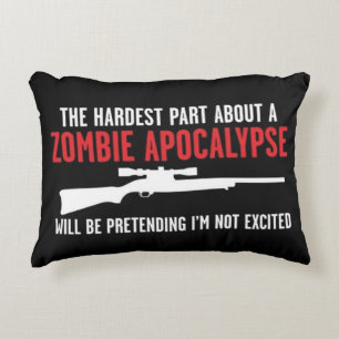 Zombie Apocalypse Accent Pillow