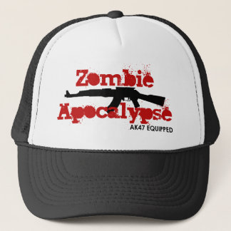 Zombie Apocalypse AK47 Equipped Trucker Hat