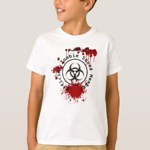 Zombie Apocalypse Birthday Halloween Biohazard T-Shirt
