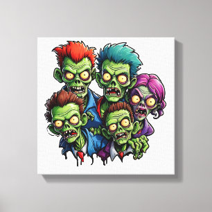 Zombie Apocalypse Canvas Print