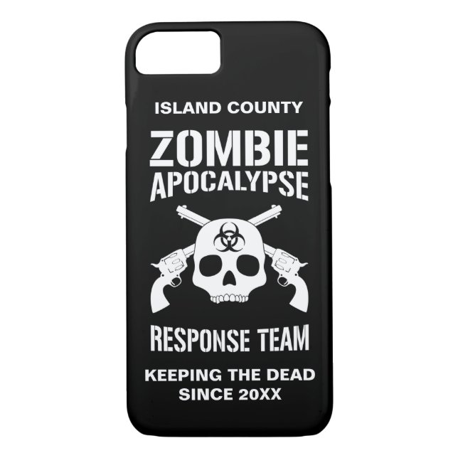 Zombie Apocalypse Case-Mate iPhone Case (Back)