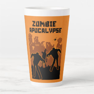 Zombie Apocalypse Gifts Latte Mug