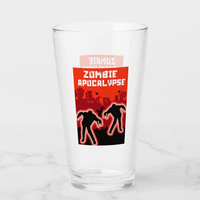 Zombie Apocalypse  Glass (Front)