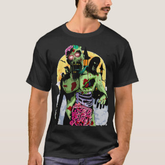 Zombie Apocalypse Happy Halloween Costume  T-Shirt
