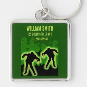 Zombie Apocalypse Kids Keychain