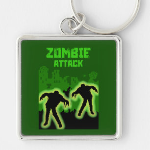 Zombie Apocalypse Kids Keychain