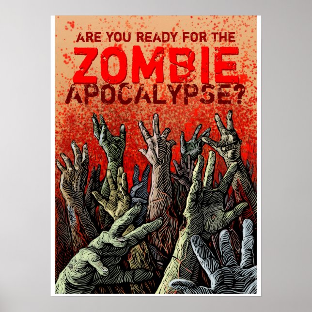 Zombie Apocalypse poster (Front)