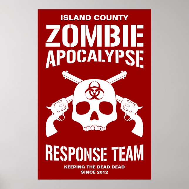 Zombie Apocalypse Poster (Front)