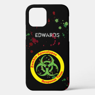 Zombie Apocalypse Response Team Gore Splatter iPhone 12 Case