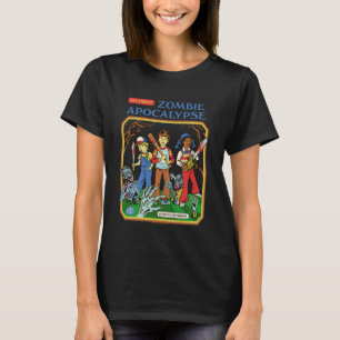 Zombie Apocalypse Sarcastic Retro Vintage Funny Ad T-Shirt