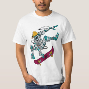 Zombie Apocalypse Skateboarder Men's T-Shirt