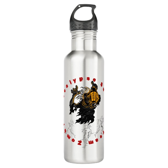 Zombie Apocalypse Survival Team can you survive 710 Ml Water Bottle (Front)