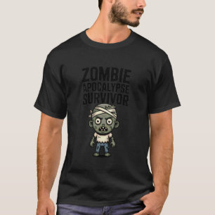 Zombie Apocalypse Survivor Funny Horror Halloween T-Shirt