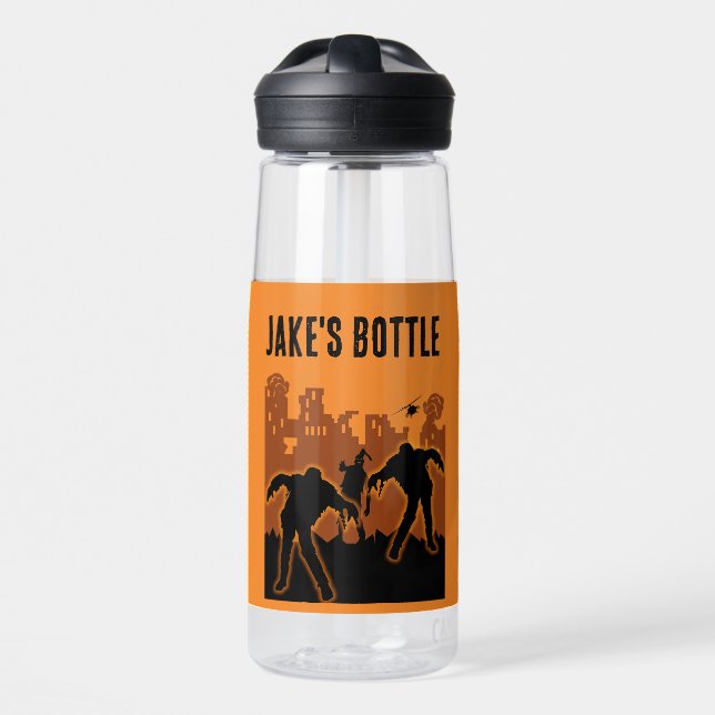 Zombie Apocalypse  Water Bottle (Front)