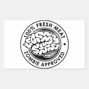 Zombie Approved Sticker