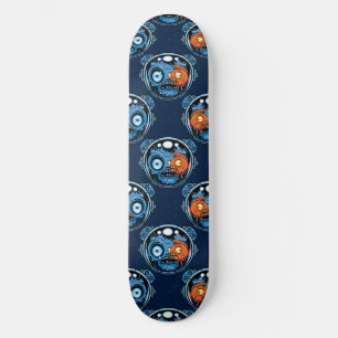 Zombie Astronaut Fishbowl Helmet Skateboard