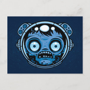 Zombie Astronaut Postcard
