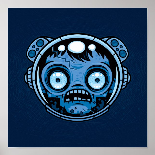 Zombie Astronaut Poster (Front)