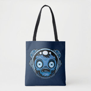 Zombie Astronaut Tote Bag