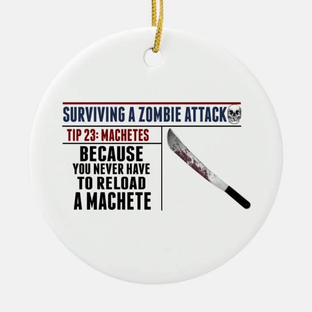ZOMBIE ATTACK 23 Christmas Ornament (Front)