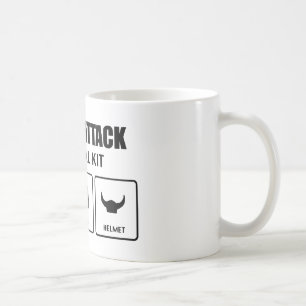 zombie attack survival kit coffee mug