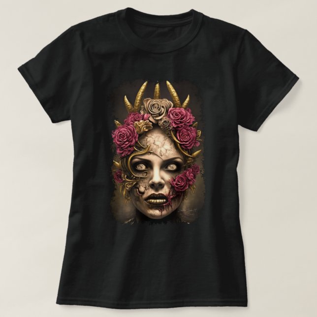 Zombie Babe T-Shirt (Design Front)