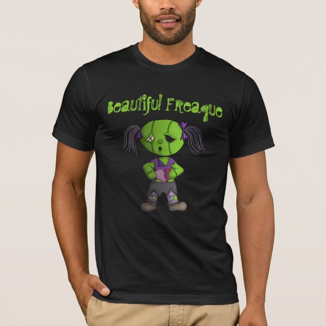 Zombie Beautiful Freak cute dolly tshirt (Front)