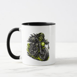 Zombie Biker Motorcycle  Mug