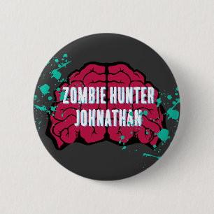 Zombie Birthday Halloween Kids Party  2 Inch Round Button