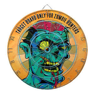 Zombie Birthday Halloween Kids Party  Dartboard