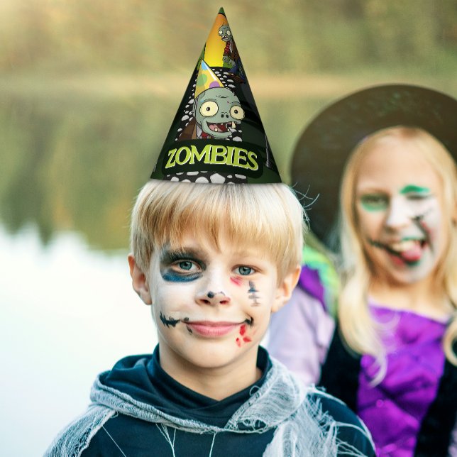 Zombie Birthday Party Boy Monster Halloween Hat (Creator Uploaded)