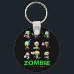 Zombie Birthday Squad Funny Halloween Party Boy Ki Keychain<br><div class="desc">Zombie Birthday Squad Funny Halloween Party Boy Kids Girl</div>
