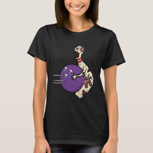 Zombie Bowling Pins Halloween Sport Bowler Men Wom T-Shirt