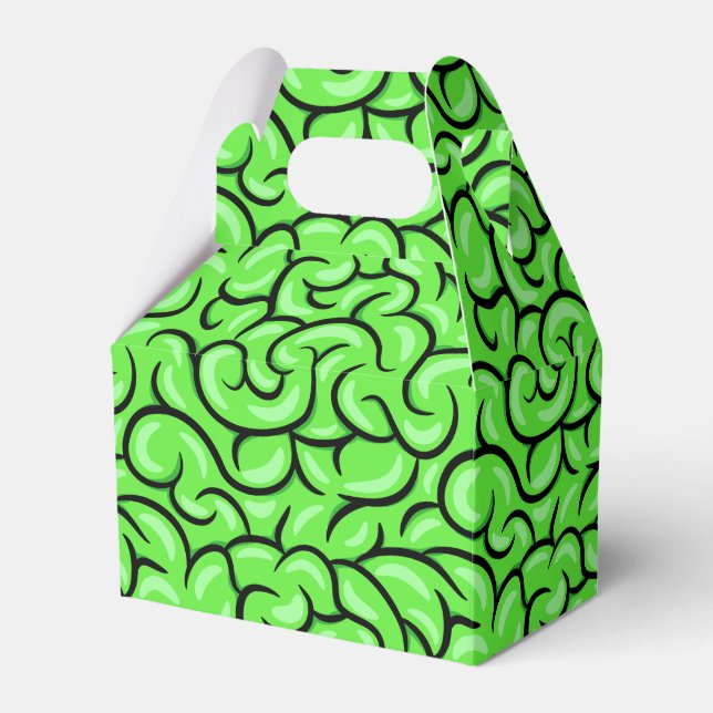Zombie Brain Favor Box (Front Side)