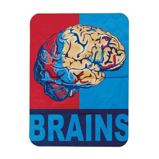 Zombie Brain Magnet (Vertical)