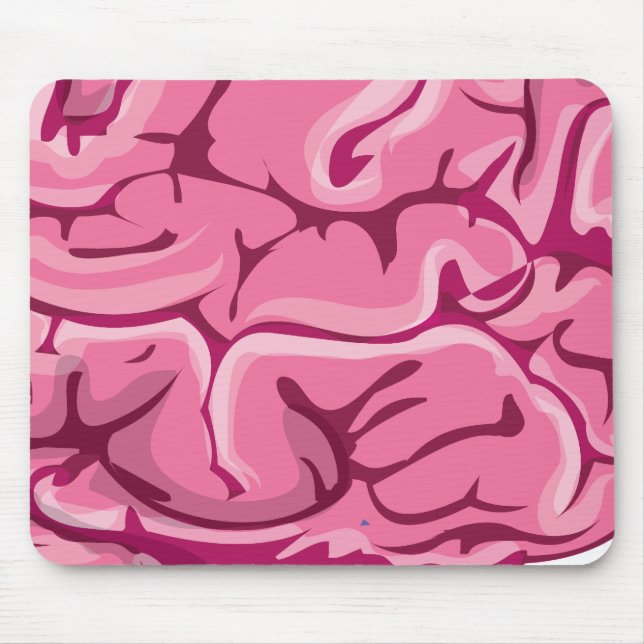 Zombie Brain Mouse Pad (Front)