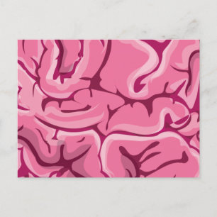 Zombie Brain Postcard