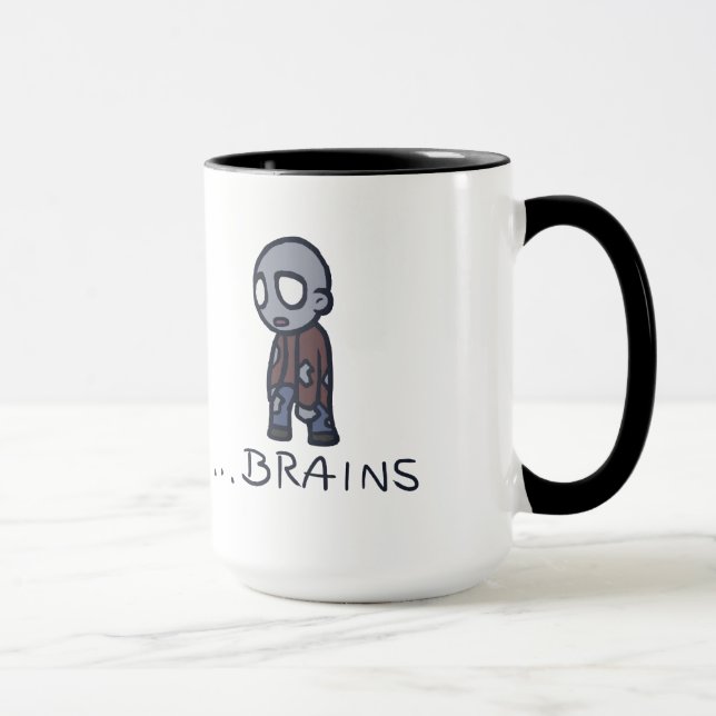 Zombie Brains Mug (Right)