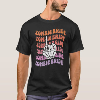 Zombie Bride Til Death Do Us Party Bachelorette Th T-Shirt