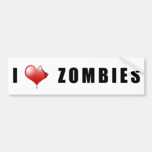 Zombie BumperSticker Bumper Sticker